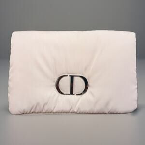 Christian Dior Beauty Puffy Pouch Pink Ltd 2025 Novelty Makeup Bags CD Logo GWP